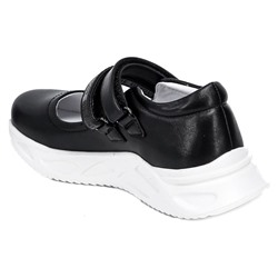 HVZ_5009-9 черн Туфли для девочек (32-37)/12