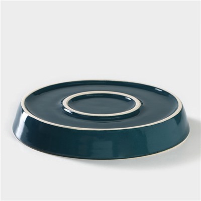 Блюдо фарфоровое Blu reattivo, d=17,5 см