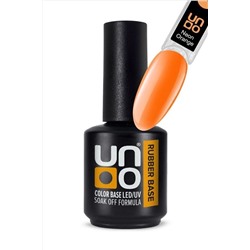 Uno Камуфлирующее базовое покрытие для гель-лака / Rubber Color Base Gel, Neon Orange, 12 г KRISTALLER, 1108994