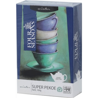Four seasons. Winter Super Pekoe 100 гр. карт.пачка