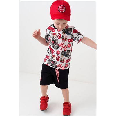 Комплект трикотажный для мальчиков: фуфайка (футболка), шорты PLAYTODAY, 1239876