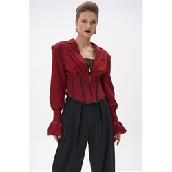 Пиджак – корсет Джуди (бордовый)