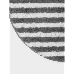 Коврик для ванной SAVANNA «Монпелье», 50×80 см, бело-серый