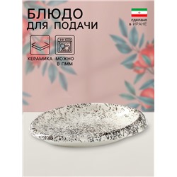 Блюдо для подачи «Овал Крошка», 22×15×3 см, керамика, Иран