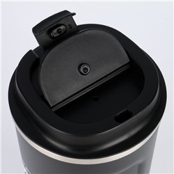 Термокружка Мастер К Original Coffee, 500 мл, сохраняет тепло 10 ч, нержавеющая сталь, чёрная