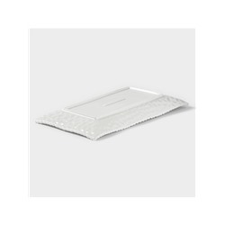 Блюдо сервировочное «Воздушность», 25.5×14 см, керамика, цвет белый