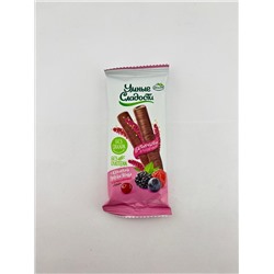 Батончики "Умные сладости" амарантовые с начинкой лесная ягода в глазури без глютена 20 гр.