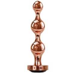 Золотистый анальный стимулятор-елочка Gold Digger Small - 10,5 см.