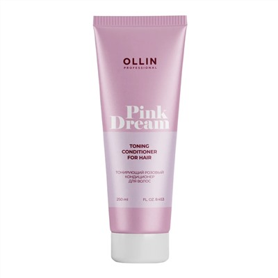 Ollin Тонирующий розовый кондиционер для волос / Pink Dream, 250 мл 25199