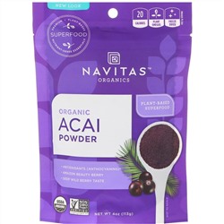 Navitas Organics, Органический порошок асаи, 113 г (4 унции)