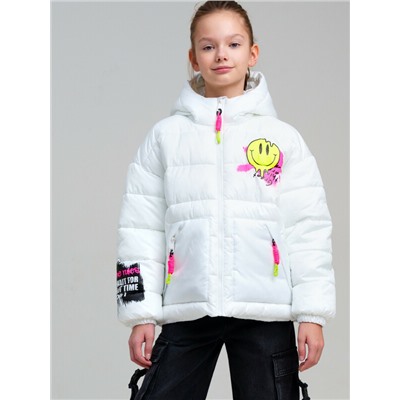 Куртка текстильная с полиуретановым покрытием для девочек