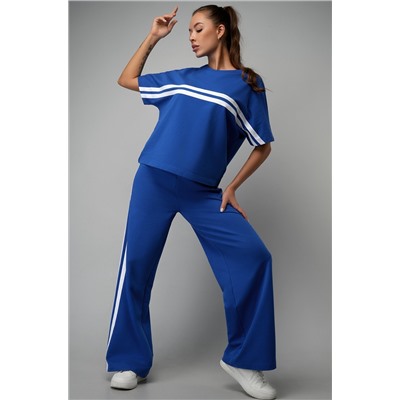 Женский костюм оверсайз из футера двухнитки Happyfox