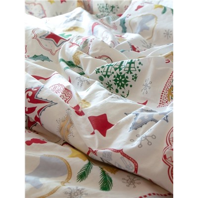 Постельное бельё 1.5-спальное «Этель. Зимний винтаж», поплин