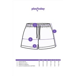 Шорты PLAYTODAY, 1121713