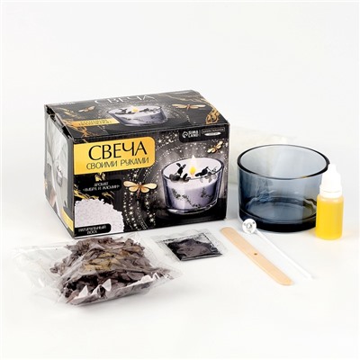 Свеча своими руками. Создание свечи «Черная гортензия», набор для творчества