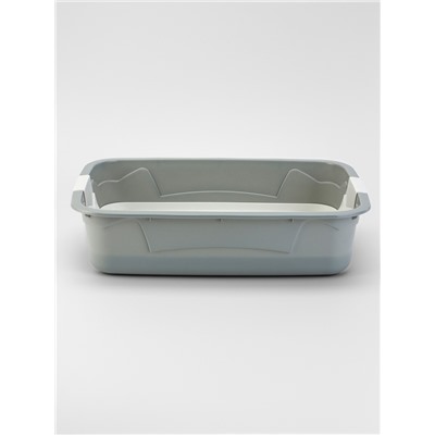 Туалет с сеткой, 44×33×11.5 см, серый, белый