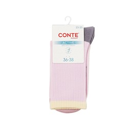 Удлиненные CONTE ACTIVE Удлиненные женские хлопковые носки