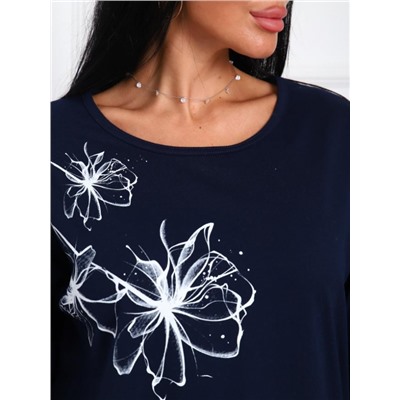 Футболка "Дженни" (Чернильно-синий)