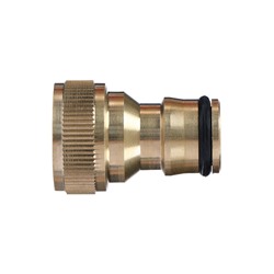 Штуцер, внутренняя резьба 1/2", быстросъёмное соединение, латунь, Greengo
