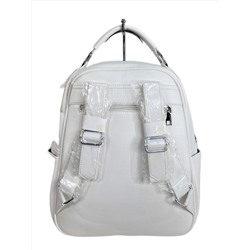 Женский рюкзак из искусственной кожи, цвет белый