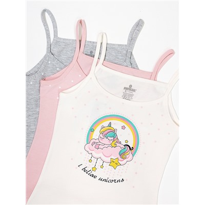 4580 Майка для девочки многоцвет (BAYKAR)