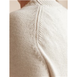 Платье из пряжи с кашемиром