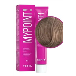 TEFIA Mypoint 9.81 Перманентная крем-краска для волос / Очень светлый блондин коричнево-пепельный, 60 мл KRISTALLER, 1112350
