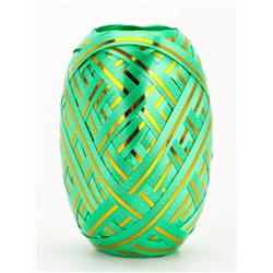 Лента упаковочная, с полосой, микс, 0.5 см × 10 м, набор 6 шт.