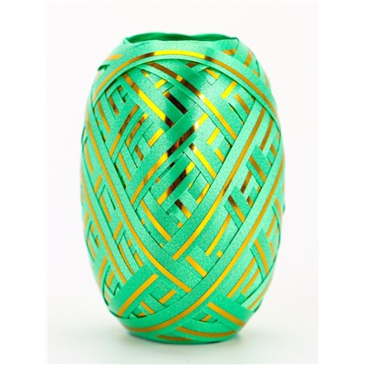 Лента упаковочная, с полосой, микс, 0.5 см × 10 м, набор 6 шт.