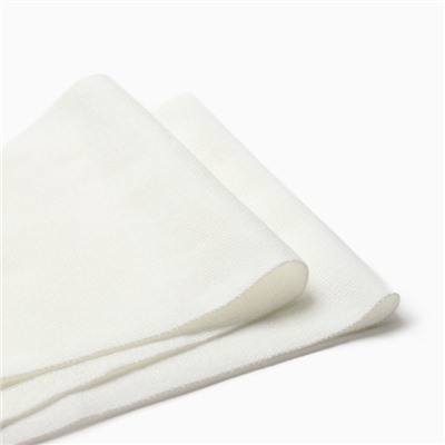 Шарф детский, цвет молочный, размер 144×20 см