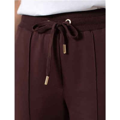 Трикотажные брюки на резинке из футера двухнитки эластичные