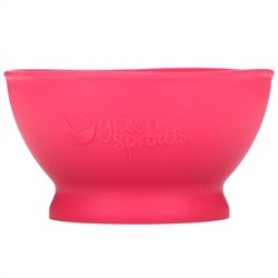 Green Sprouts, Learning Bowl, 9+ Months, Pink, 1 Bowl
