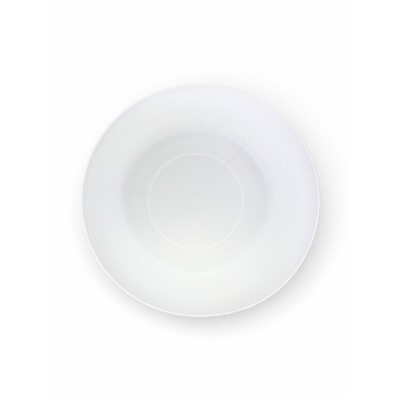 Кашпо для цветов «Фасет», 29 л, d=36 см, h=33 см, пластиковое, с автополивом, со вставкой, белое