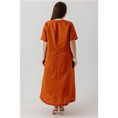 Платье  8808-6/01/Терракотовый