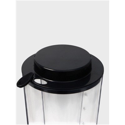 Башня пивная WoodPlast, колба 3 л, ёмкость для льда 3 л, 18.5×18.5×54 см, пластик, чёрная, коричневая