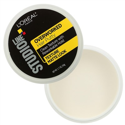 L'Oreal, Studio Line, Overworked Hair Putty, 1.7 oz (50 g)