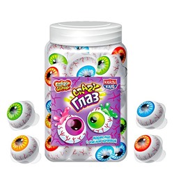 Мармелад "Crazy Глаз" с кислой начинкой 10гр (30шт)