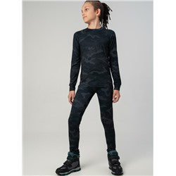 Термокомплект трикот. для мальчиков: фуфайка (футболка) с длин. рук, брюки для эпизод. использования