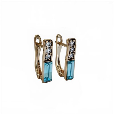 Серьги с кристаллами Swarovski