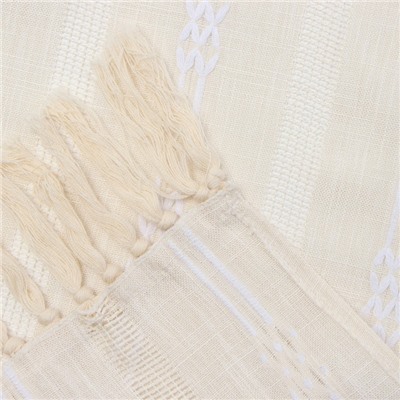 Дорожка на стол «Этель» 30×180 см, бежевая