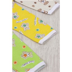 Комплект кофточка лодочка из кулирки 2+1 длинный рукав в ассортименте 3 шт КФЛ