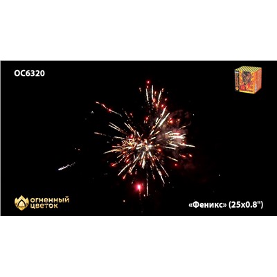Фейерверк ОС6320 Феникс (0,8" х 25)