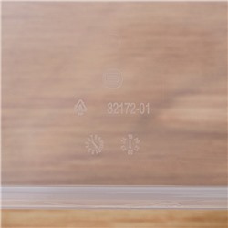 Контейнер для хранения без крышки Econova ROLLY, 5 л, пластик, 16.8×30.5×12.9 см, прозрачный
