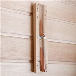 Часы песочные для бани и сауны ЧПС-1Г, 15 минут, дерево