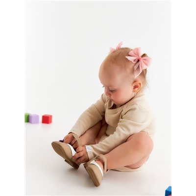 Набор боди SL HOME, рост 62-68 см, бежевый, оливковый