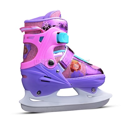 Коньки детские размер M, фиолетовый