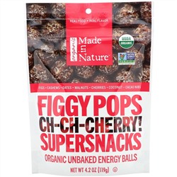 Made in Nature, Organic Figgy Pops, Ch-Ch-Chery Supersnacks, 4.2 oz (119 g)