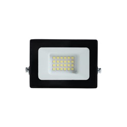 Прожектор светодиодный VKL Electric, 20 Вт, 2400 лм, 6500К, IP65, 220 В, чёрный, свечение холодное белое