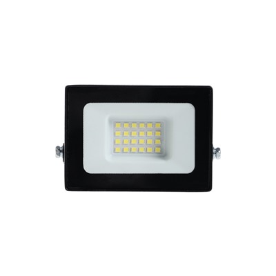 Прожектор светодиодный VKL Electric, 20 Вт, 2400 лм, 6500К, IP65, 220 В, чёрный, свечение холодное белое