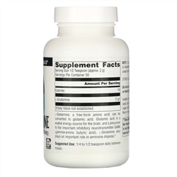 Source Naturals, L-глютамин, порошок в свободной форме 3.53 унции (100 г)